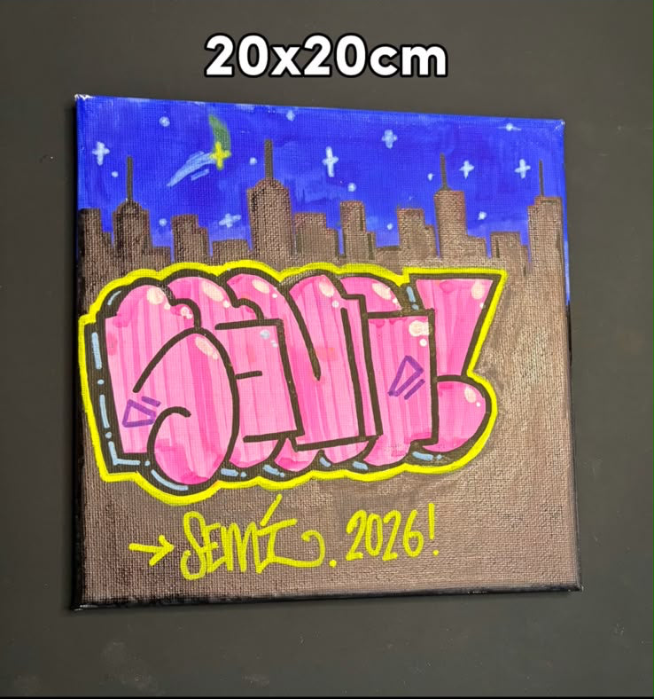 Custom Canvas-your Name/Design as artwork
