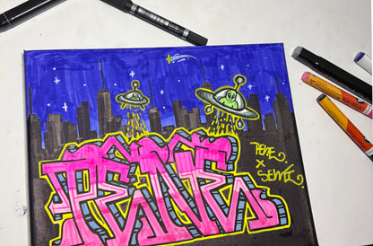 Custom Canvas-your Name/Design as artwork