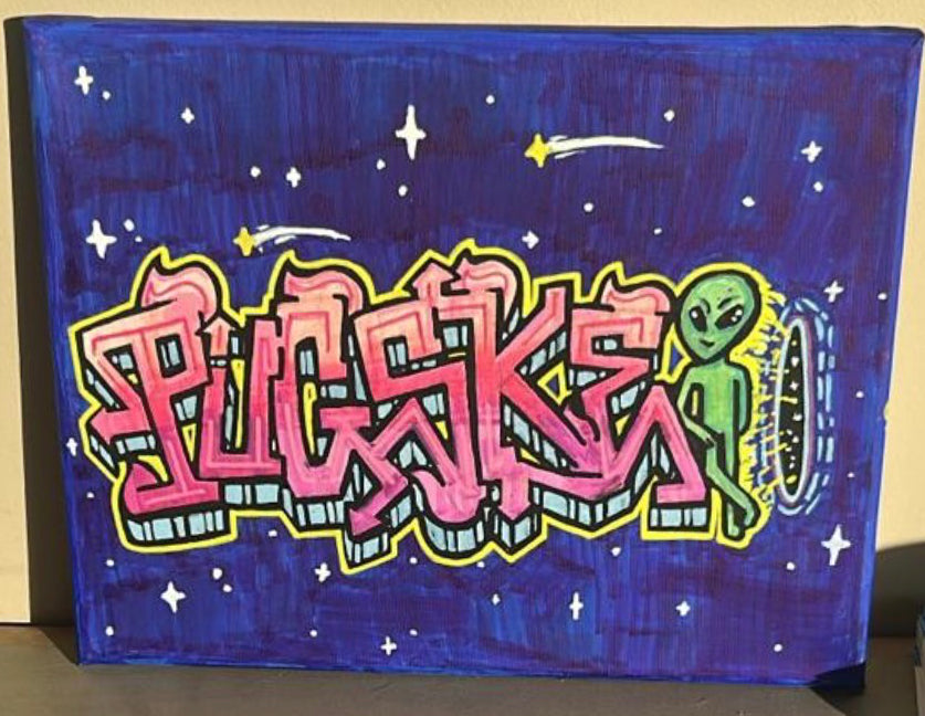 Custom Canvas-your Name/Design as artwork