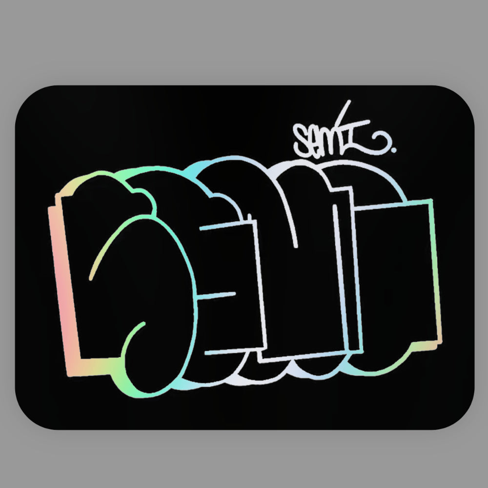 "Semi" Throwup Sticker 9x6cm