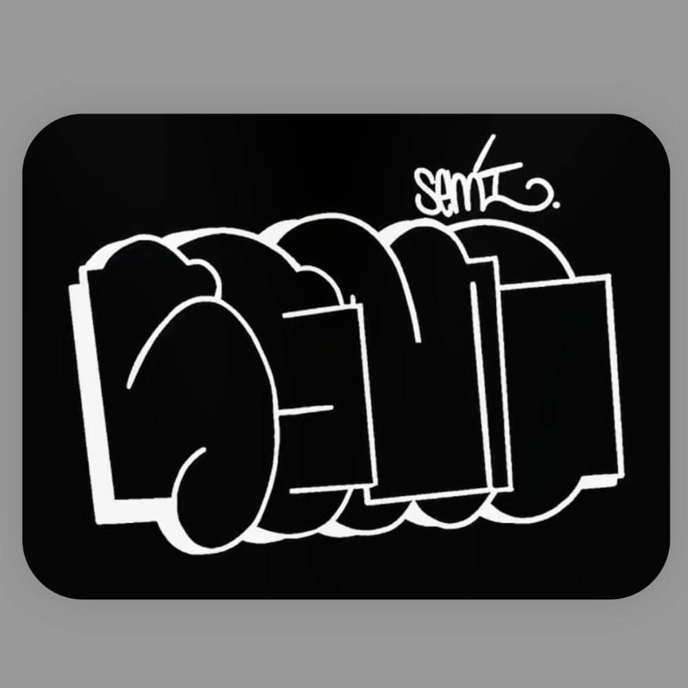 "Semi" Throwup Sticker 9x6cm