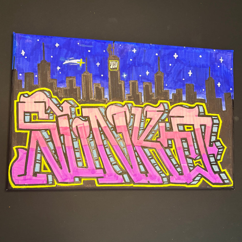 Custom Canvas-your Name/Design as artwork