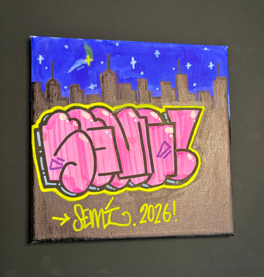 Semi throw up (one of one)