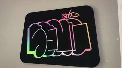 "Semi" Throwup Sticker 9x6cm